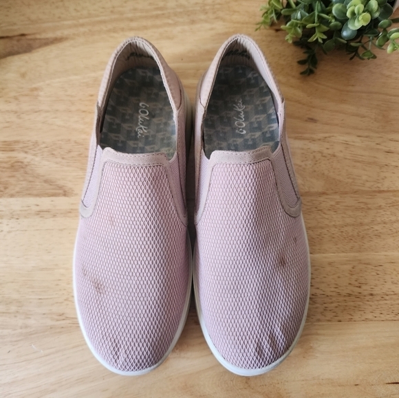 Olukai Ki'ihele Blush Pink Slip On Drop In Comfort Sneaker Womens 7 - Picture 5 of 14